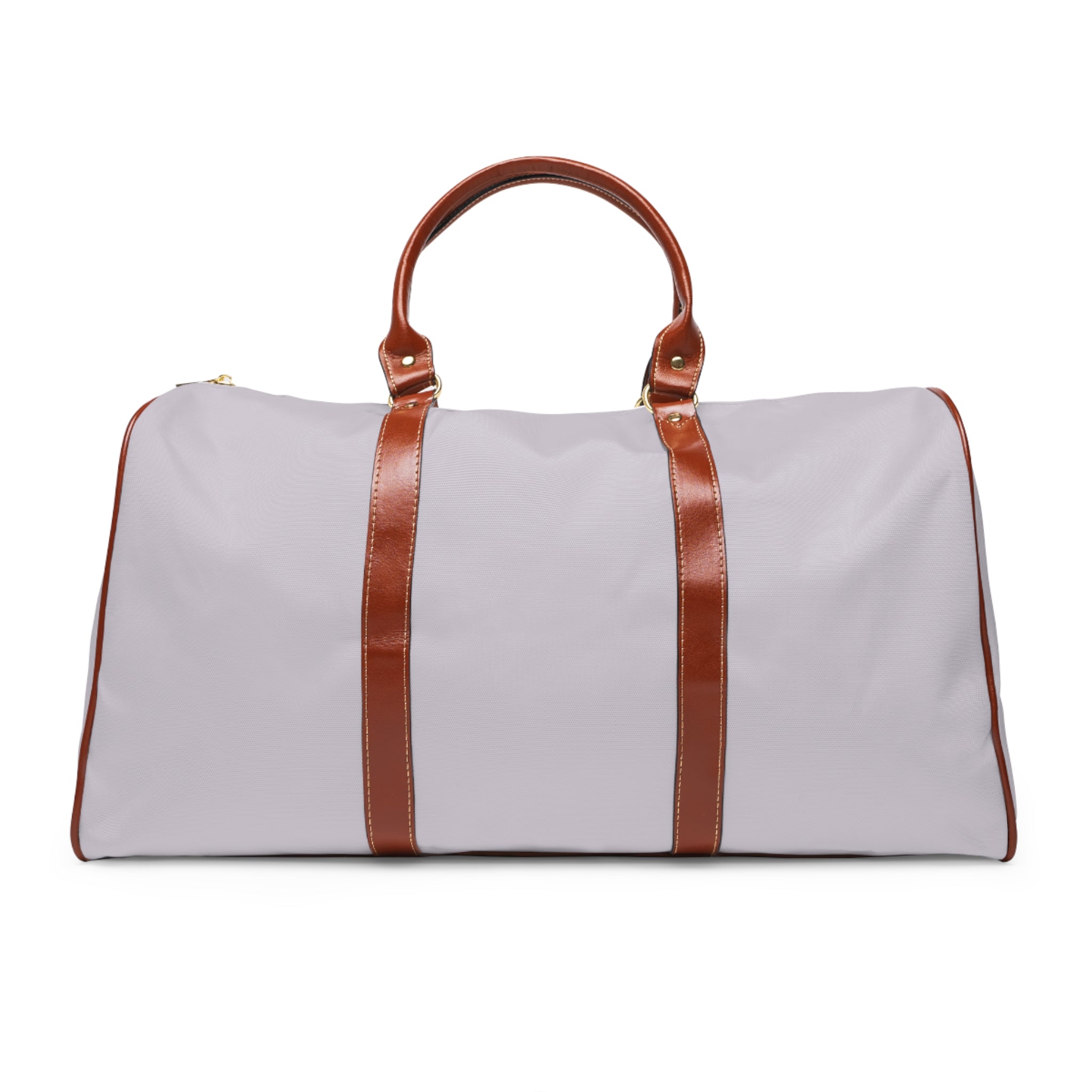 Waterproof Weekender Bag – Lightweight Travel Duffle with Leather Trim