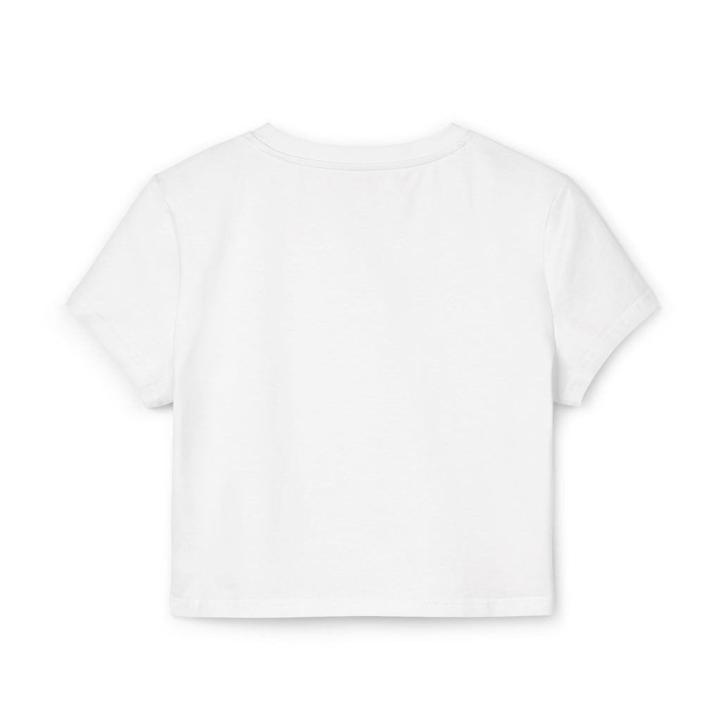 Women's Baby Tee "OBWAYE" Minimal Chest Logo Crop Top