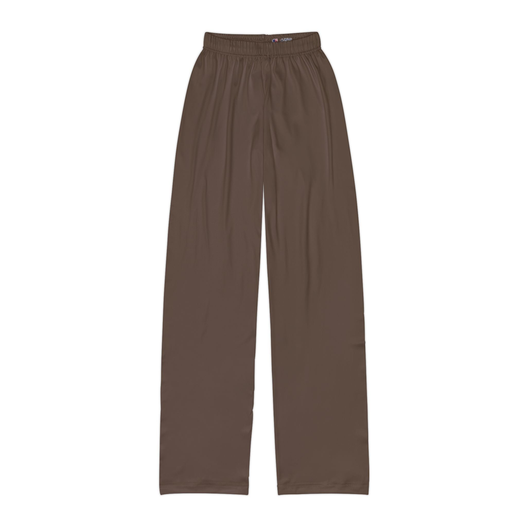 Kids Lounge Pants — Cozy Brown All-Over Print Relaxed Fit