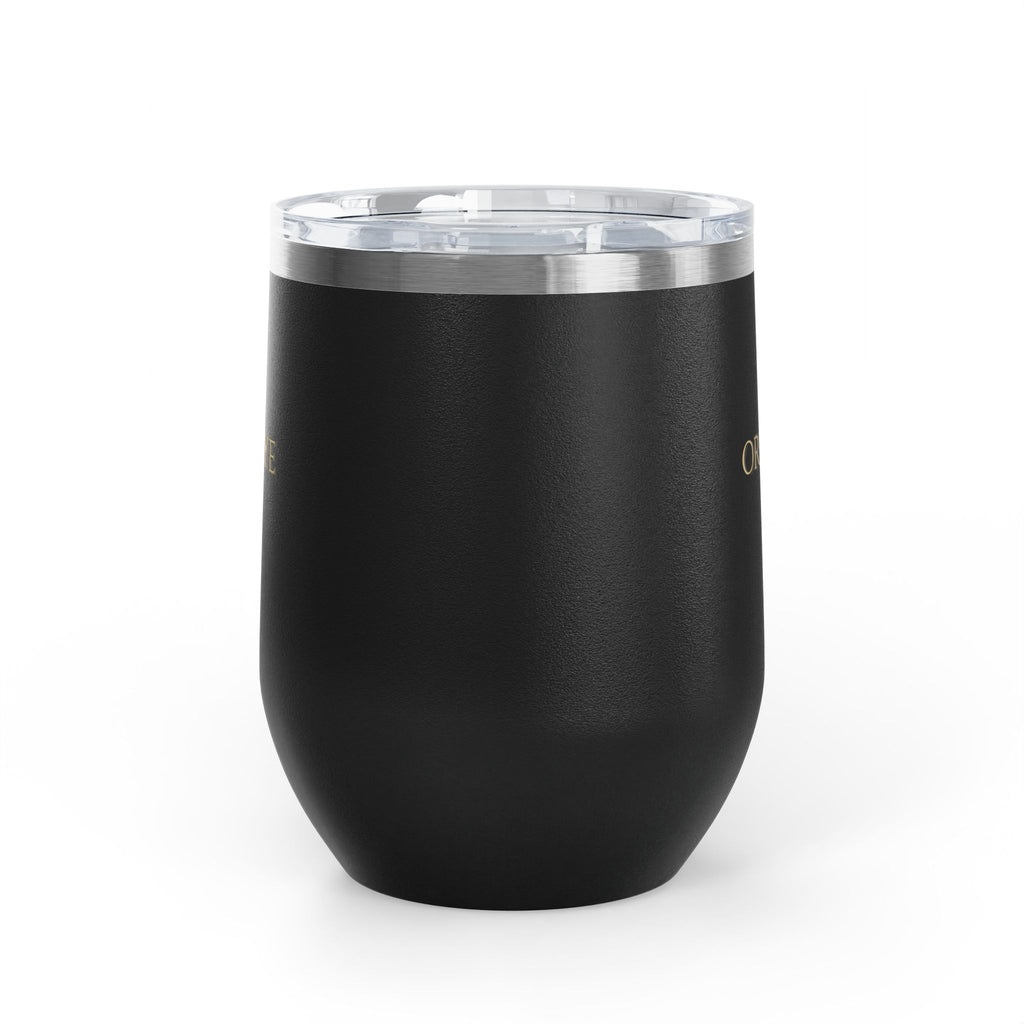 12oz Insulated Wine Tumbler — Stainless Steel Stemless Cup for Travel, Picnics & Gifts