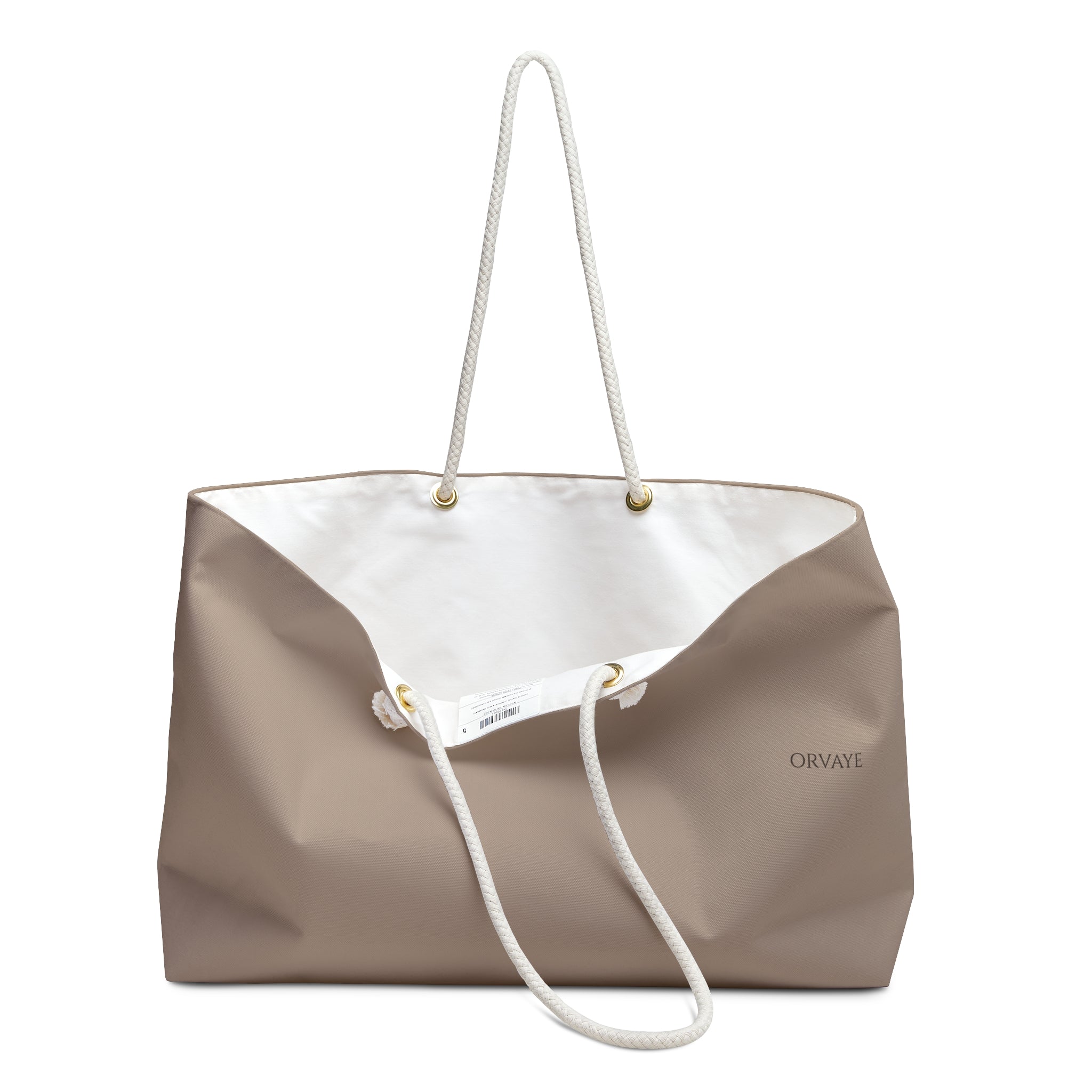ORVAYE Rope Weekender — Soft Taupe