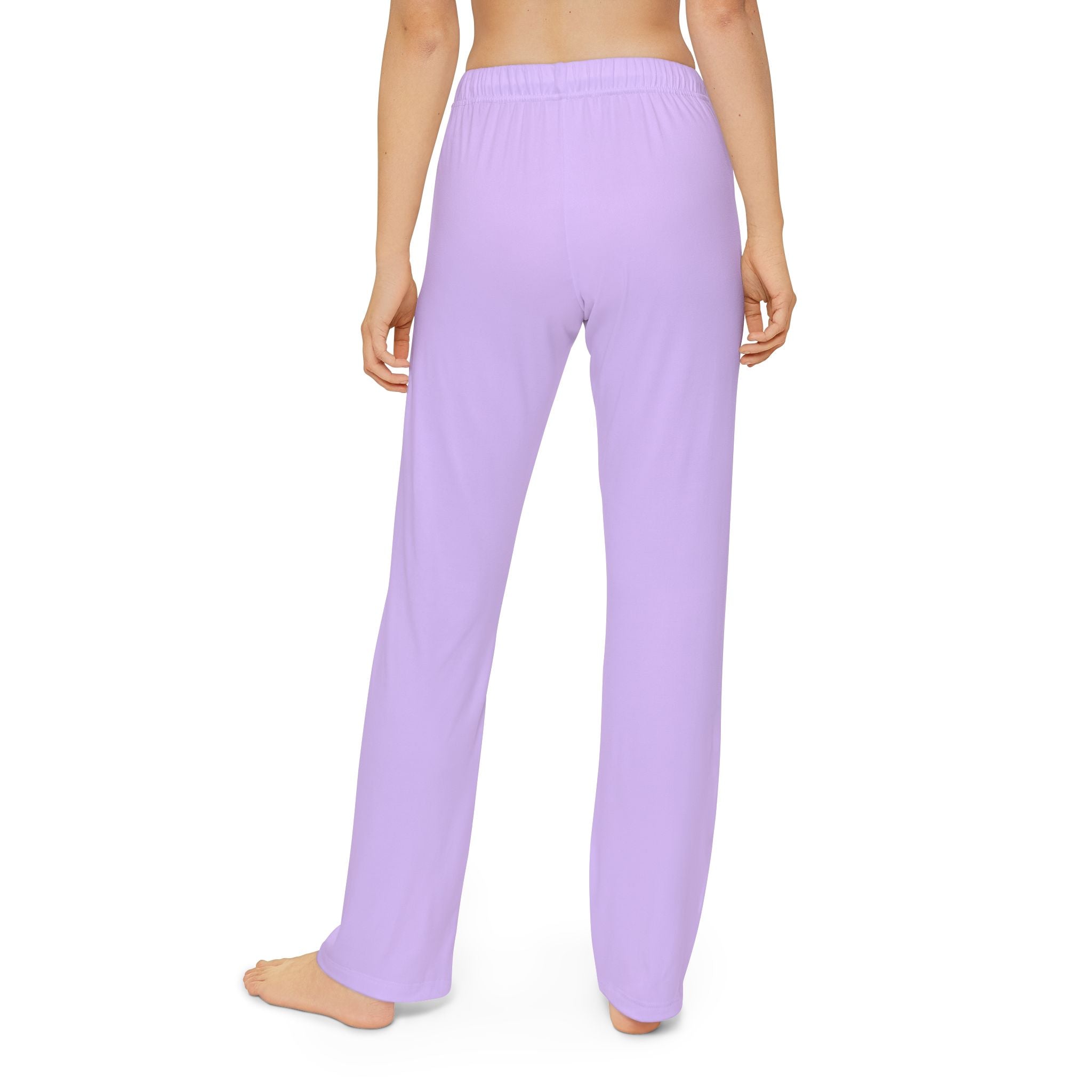Kids Lavender Lounge Pants — Comfortable All-Over Print Relaxed Fit