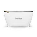 Orvaye Logo Accessory Pouch — T‑Bottom Cosmetic & Travel Organizer