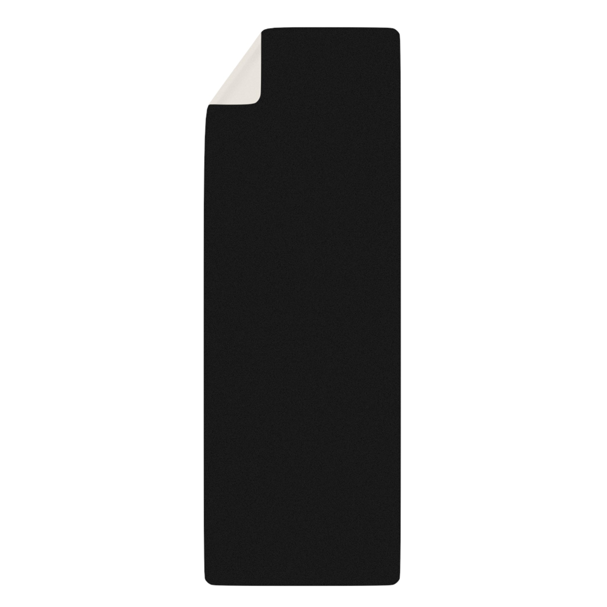 Rubber Yoga Mat — Minimal Alignment Mat with Lotus Center Guide