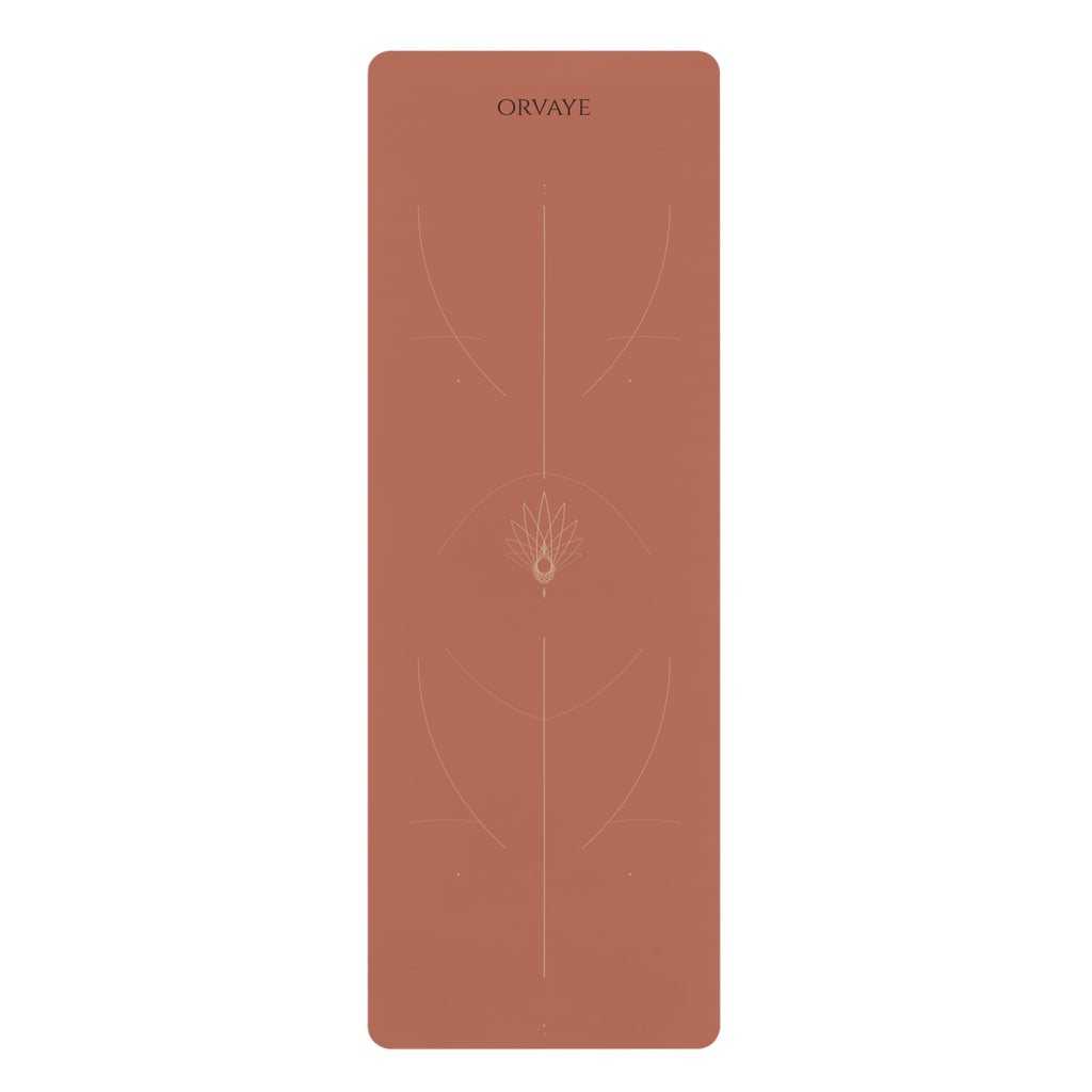 Eco Rubber Yoga Mat — Non‑Slip Lotus Alignment Mat for Home & Studio