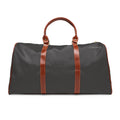 Waterproof Travel Duffel Bag — Durable Weekend Carryall with Leather Handles