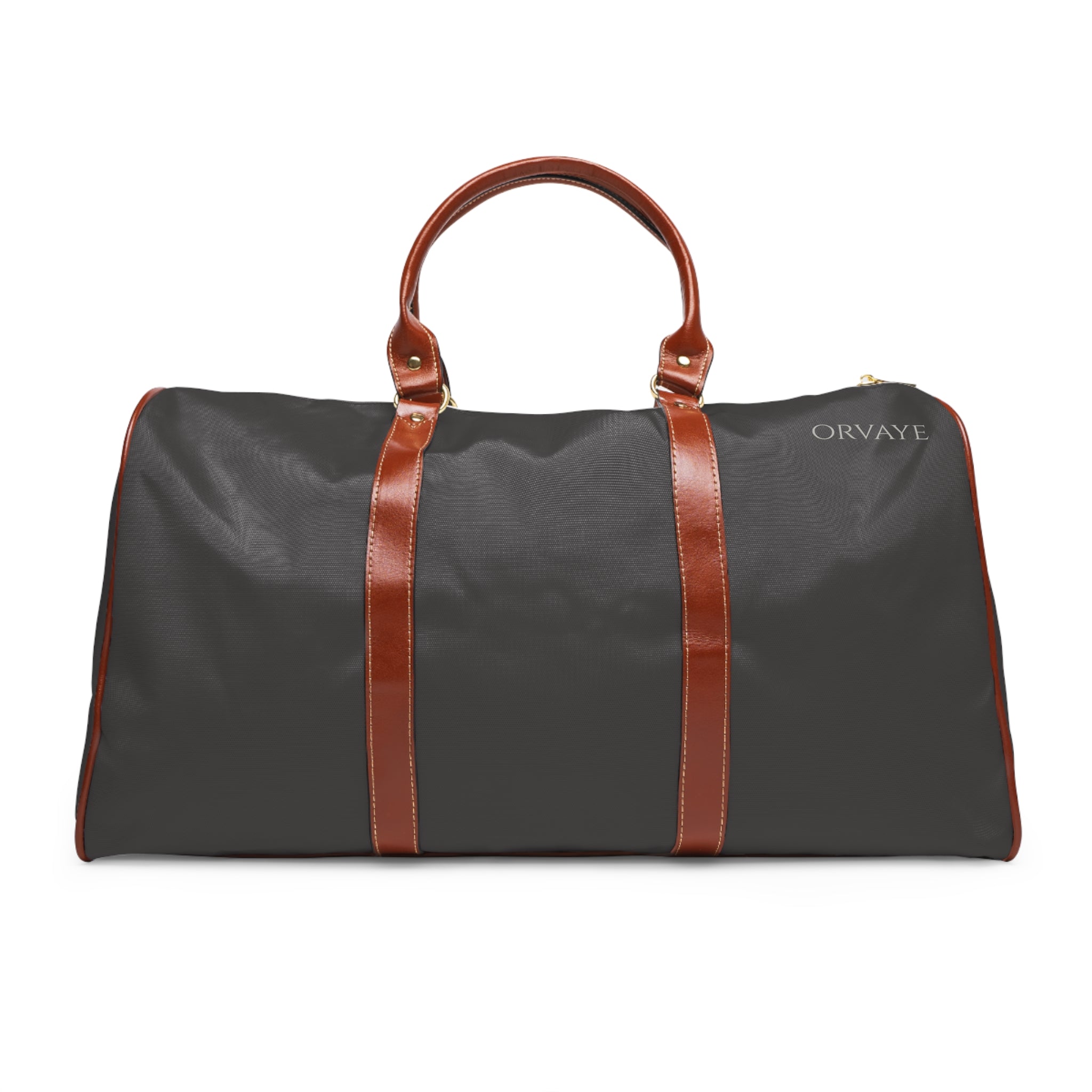 Waterproof Travel Duffel Bag — Durable Weekend Carryall with Leather Handles