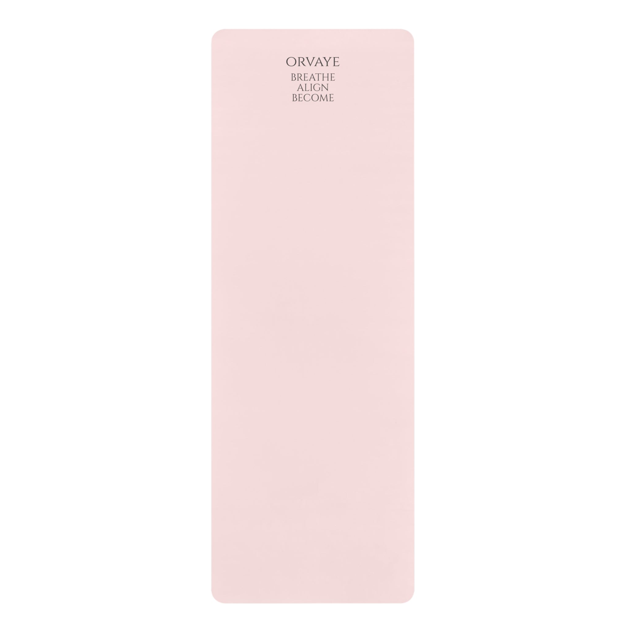 Personalized Blush Yoga Mat - Custom Name & Mantra, Non-Slip 3mm Mat