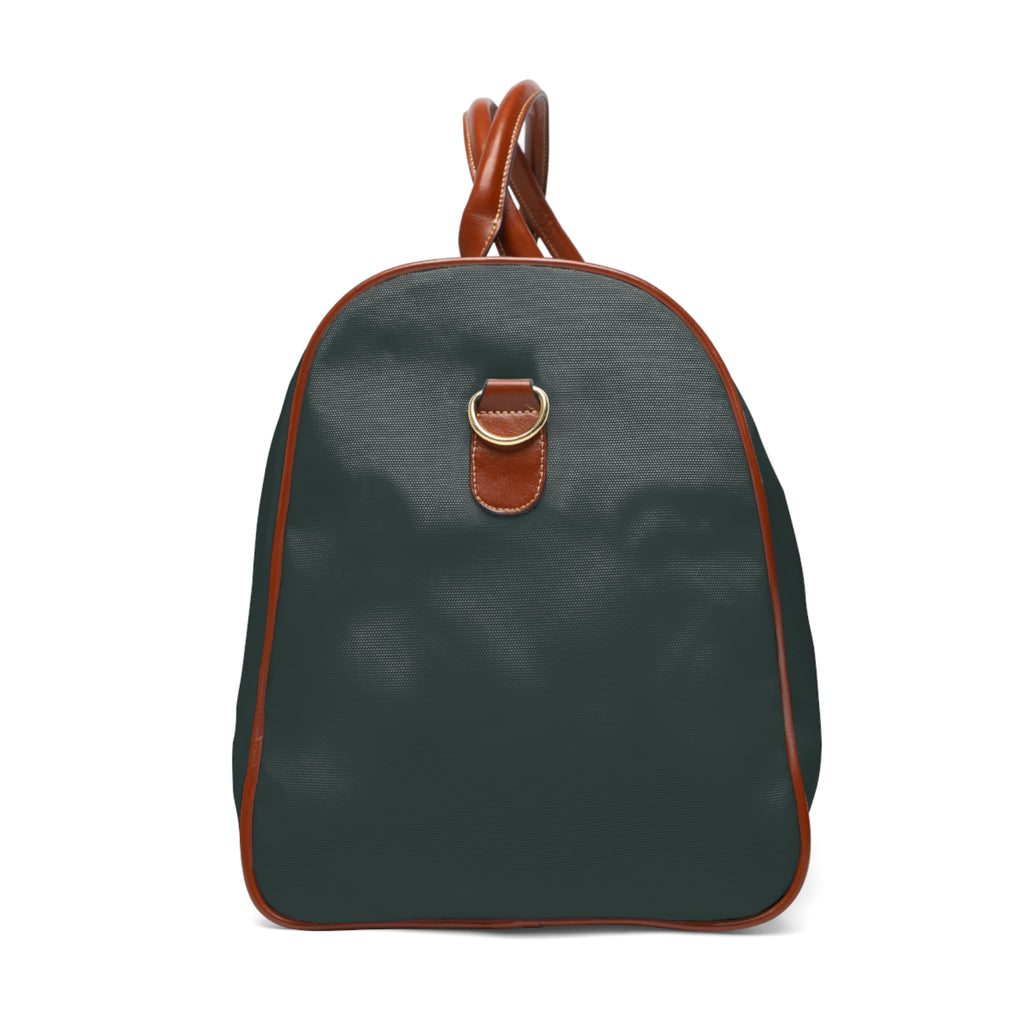 Waterproof Weekend Duffel Bag — Durable Travel Tote with Leather Handles