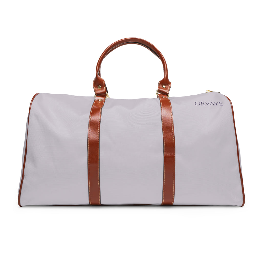 Waterproof Weekender Bag – Lightweight Travel Duffle with Leather Trim