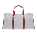 Waterproof Weekender Bag – Lightweight Travel Duffle with Leather Trim