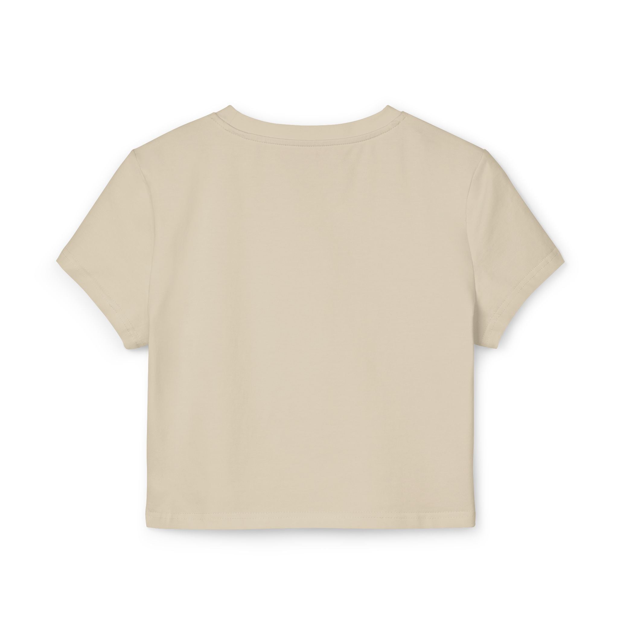 Women's Baby Tee "OBWAYE" Minimal Chest Logo Crop Top