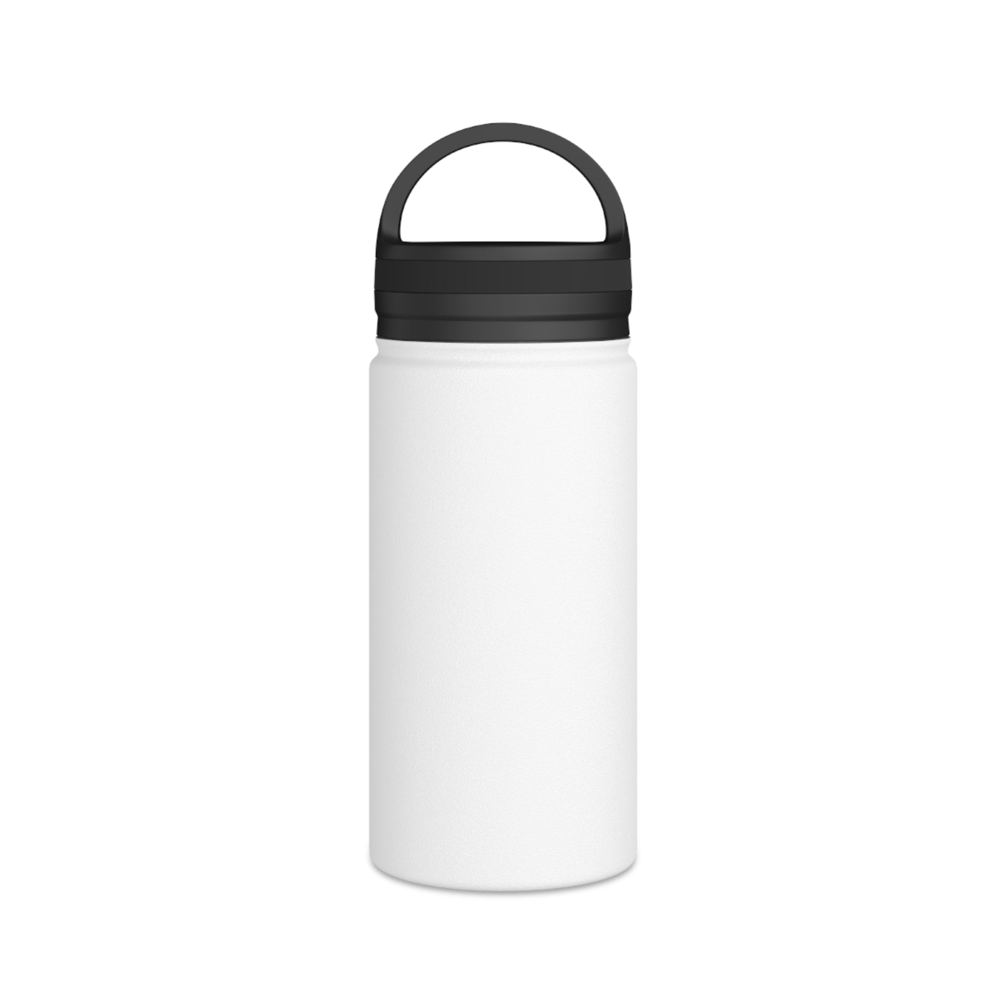 Insulated Stainless Steel Water Bottle with Handle Lid – 18oz Travel Flask