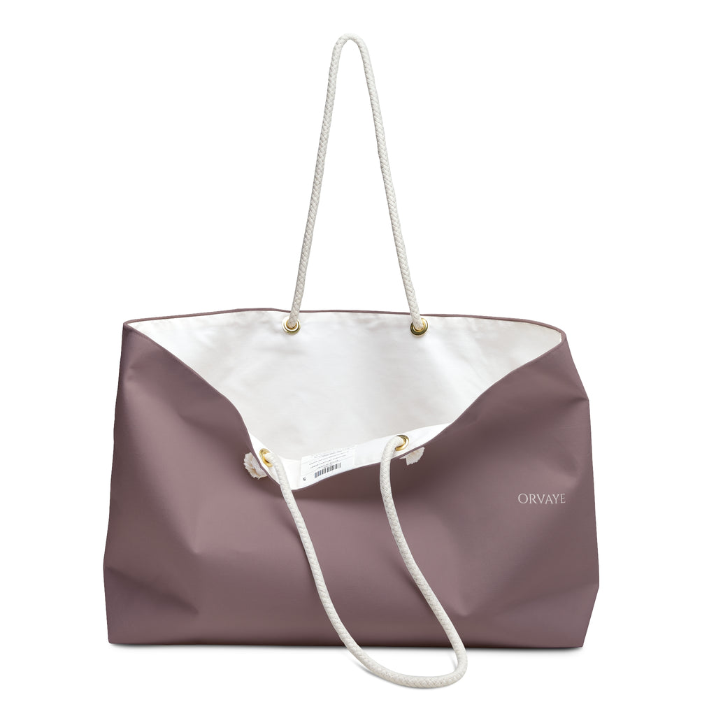 ORVAYE Rope Weekender — Soft Mauve