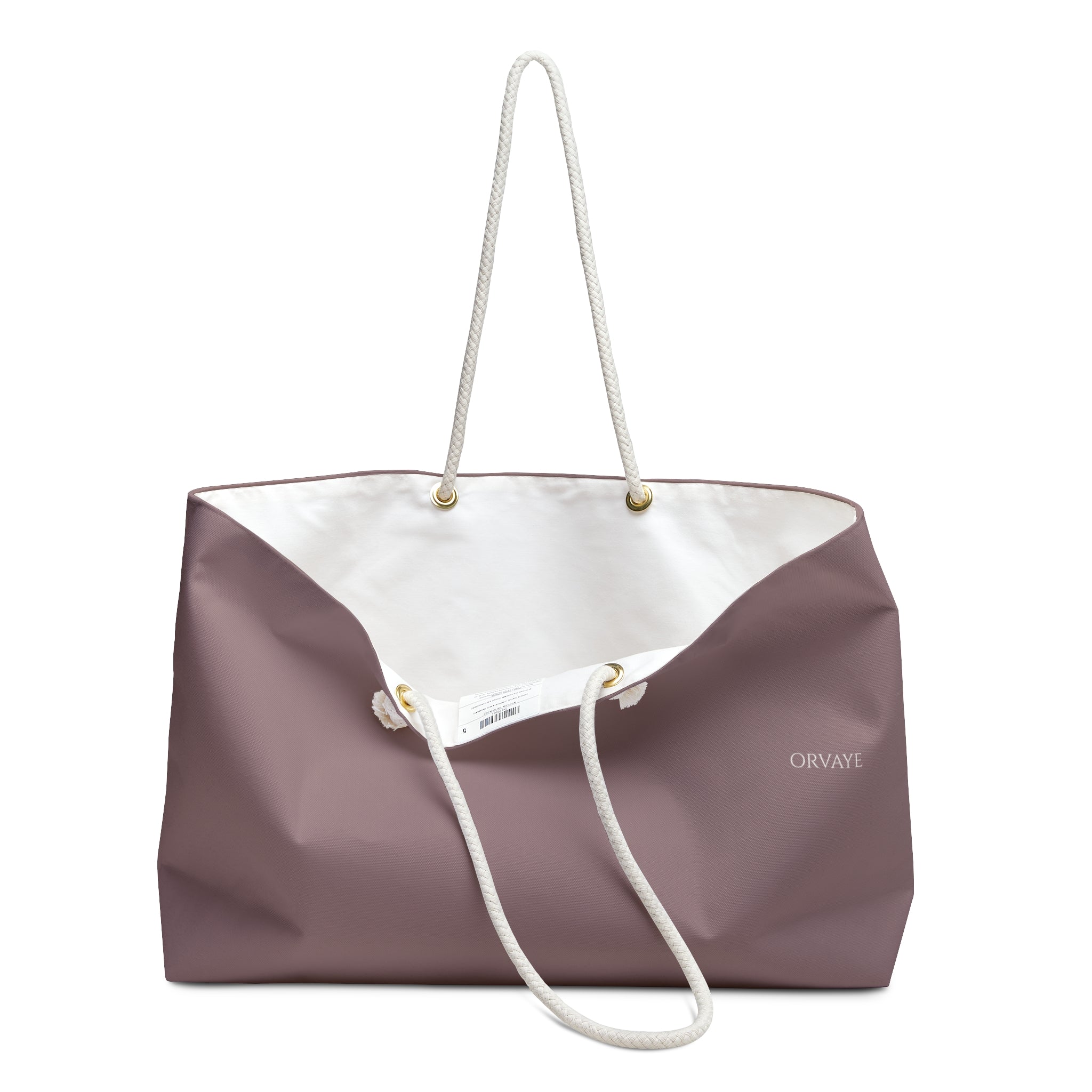 ORVAYE Rope Weekender — Soft Mauve