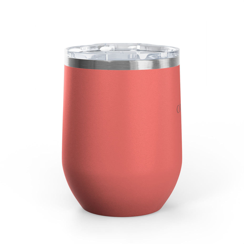 12oz Insulated Wine Tumbler — Stainless Steel Stemless Cup for Travel, Picnics & Gifts