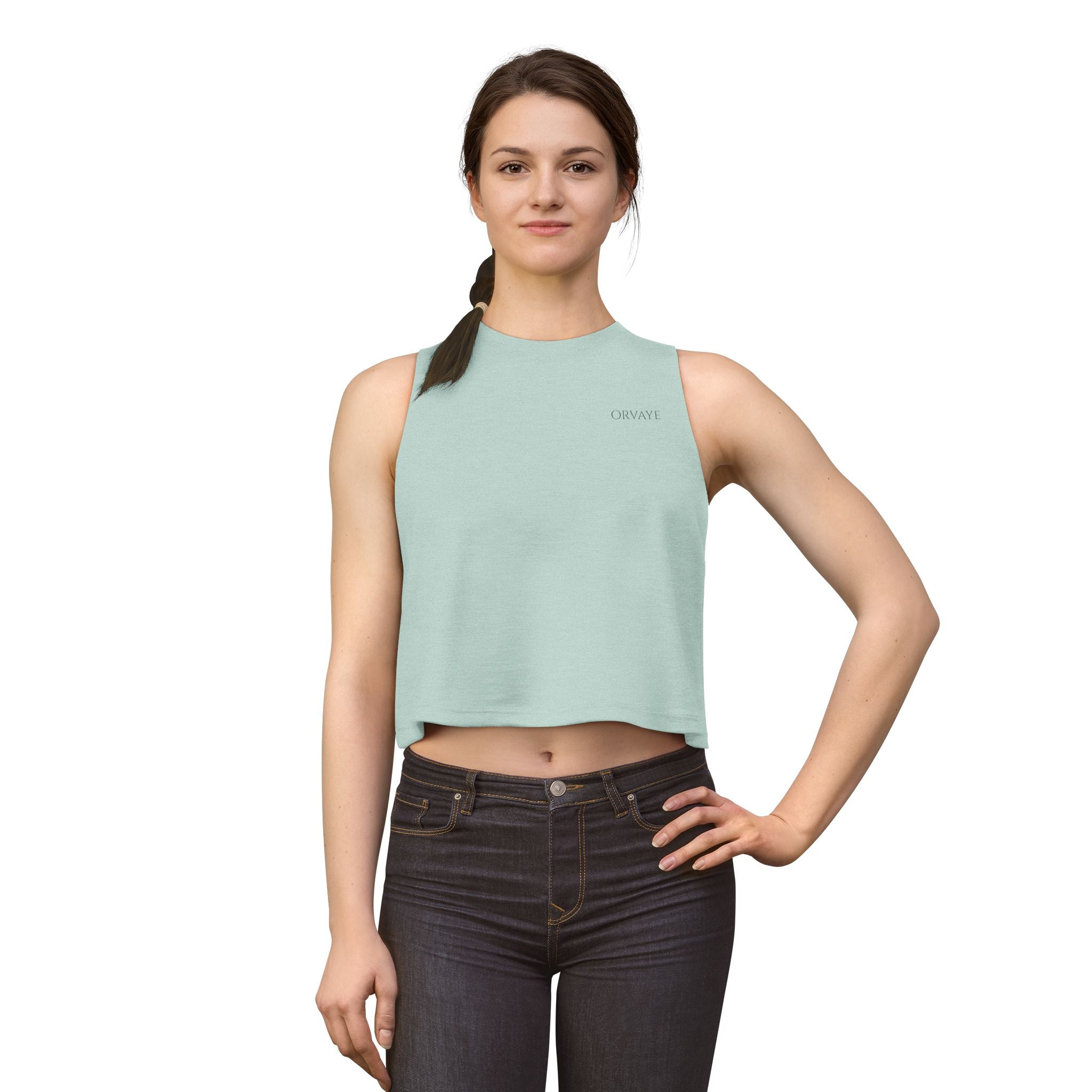 Oh Yay! Women's Cropped Tank Top — Minimalist Casual Summer Crop