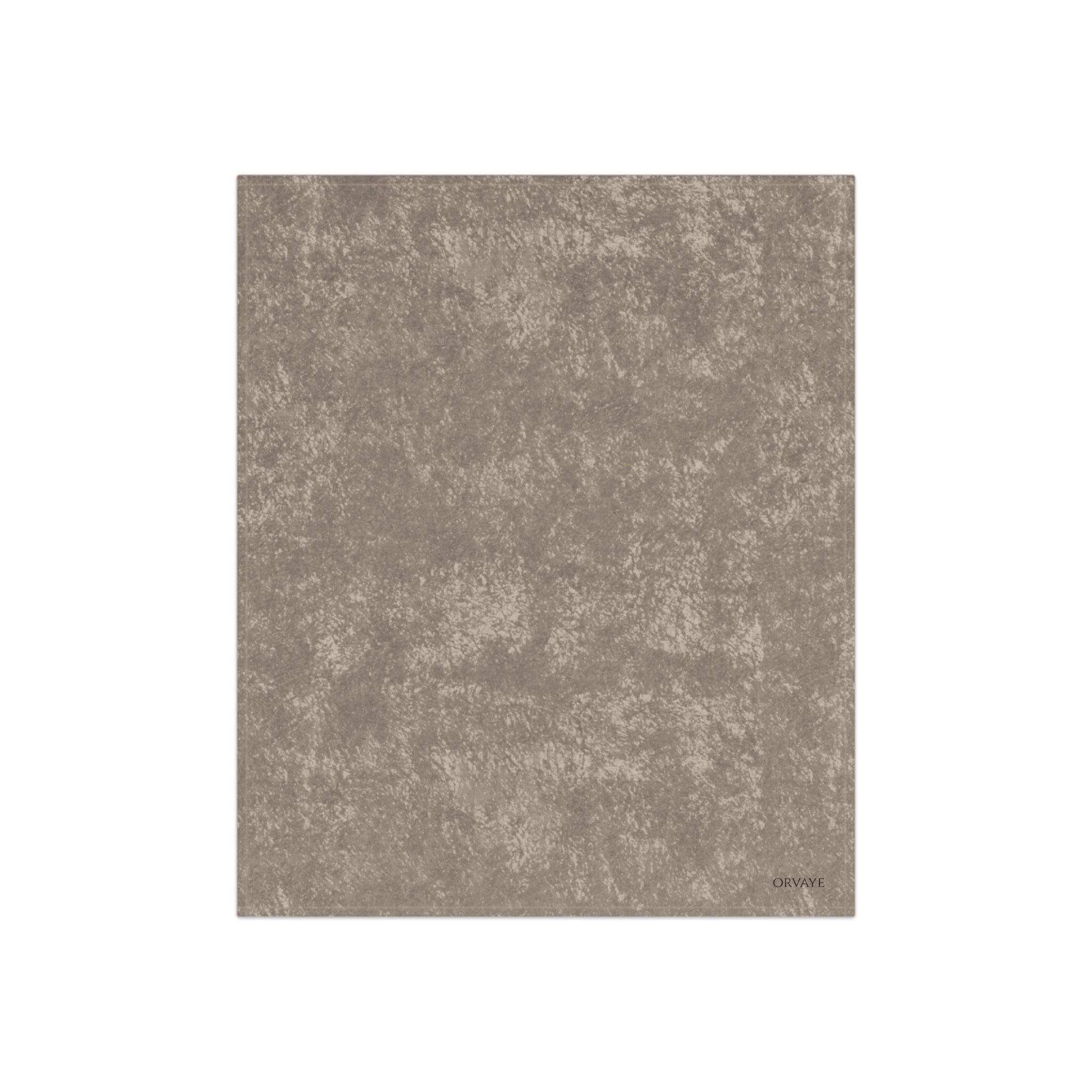 Crushed Velvet Throw Blanket – Luxurious Soft Taupe Velvet Throw for Cozy Living, Sofa & Bed