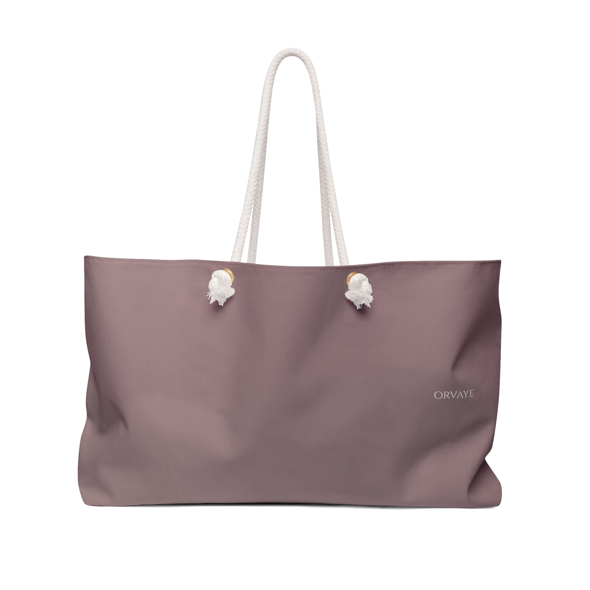 ORVAYE Rope Weekender — Soft Mauve