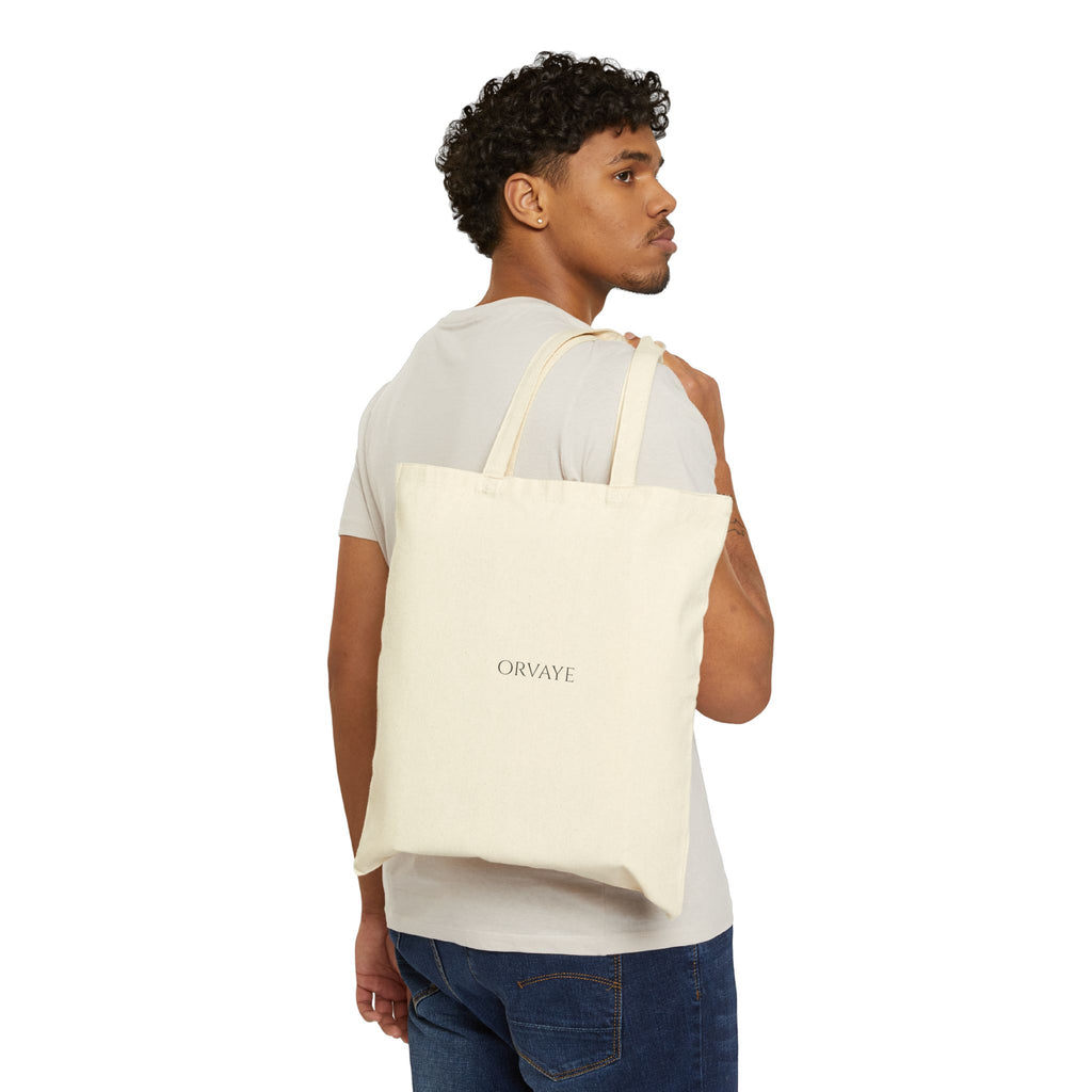 Canvas Tote Bag — Minimal 'OKAY?' Logo Reusable Shopper
