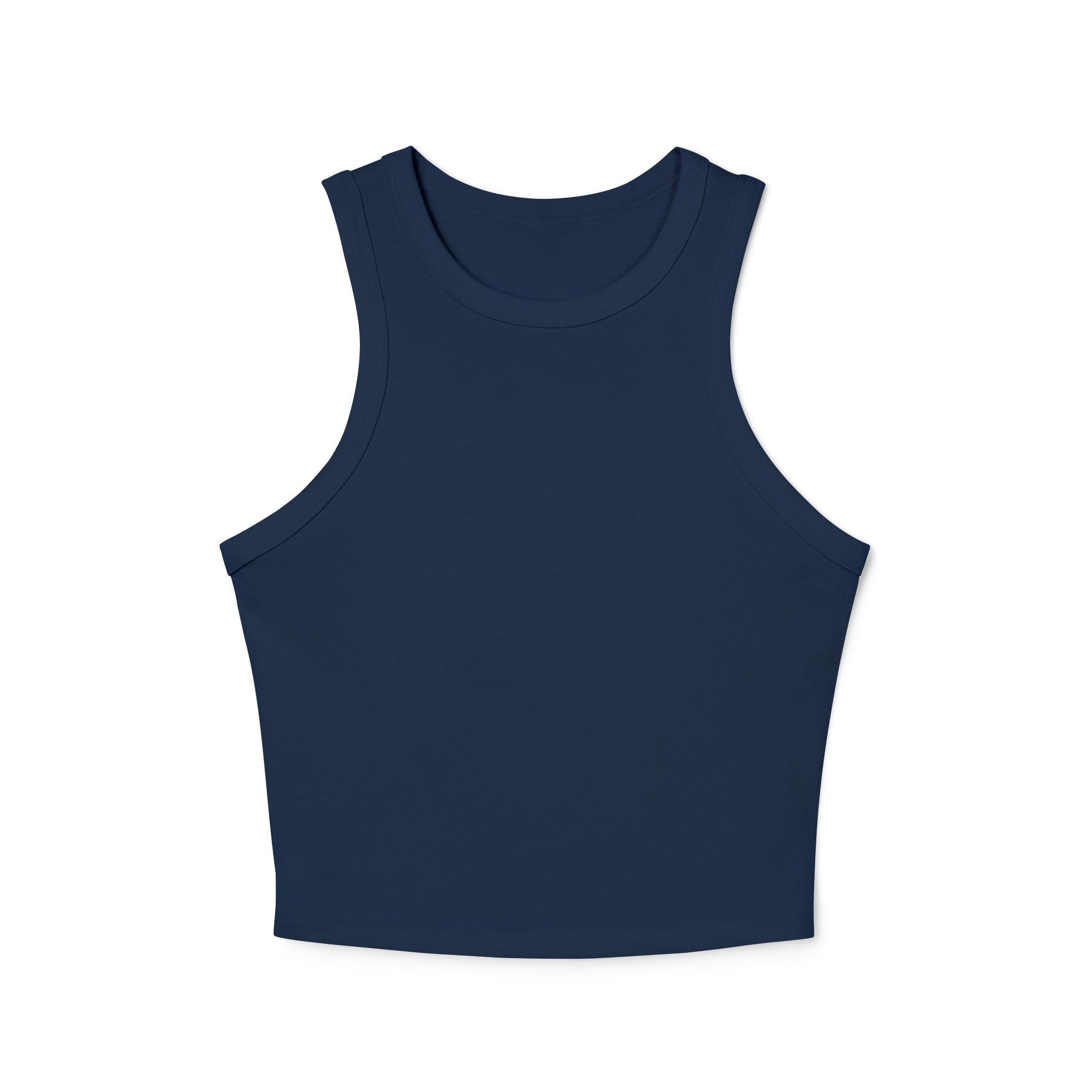 ORVAYE Ribbed Racer Tank — Cropped Activewear Top