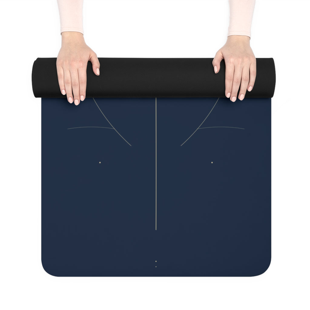 Rubber Yoga Mat – Non-Slip Eco Exercise Mat for Home & Studio