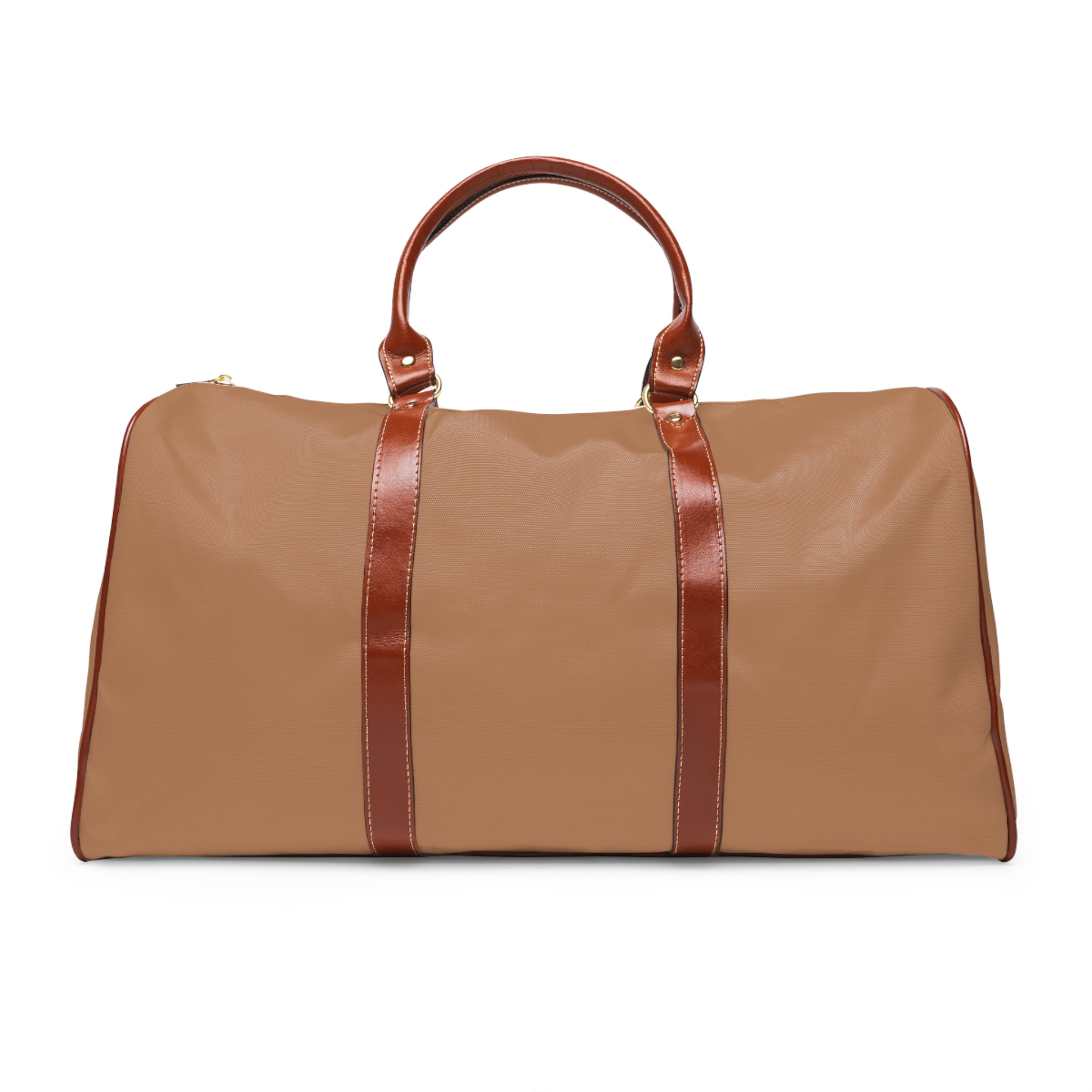 Waterproof Weekend Duffle Bag - Brown Travel Holdall