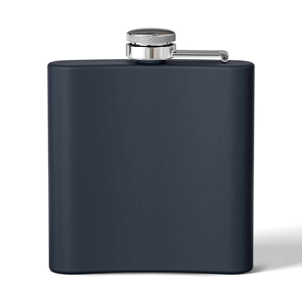 6oz Stainless Steel Hip Flask – Slim Pocket Flask for Travel, Weddings & Groomsmen Gifts