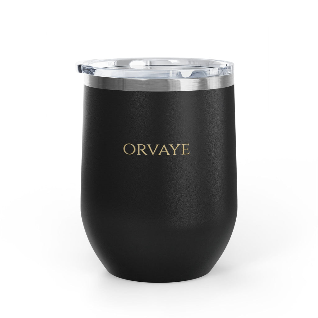 12oz Insulated Wine Tumbler — Stainless Steel Stemless Cup for Travel, Picnics & Gifts