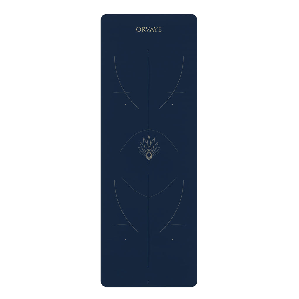 Rubber Yoga Mat – Non-Slip Eco Exercise Mat for Home & Studio