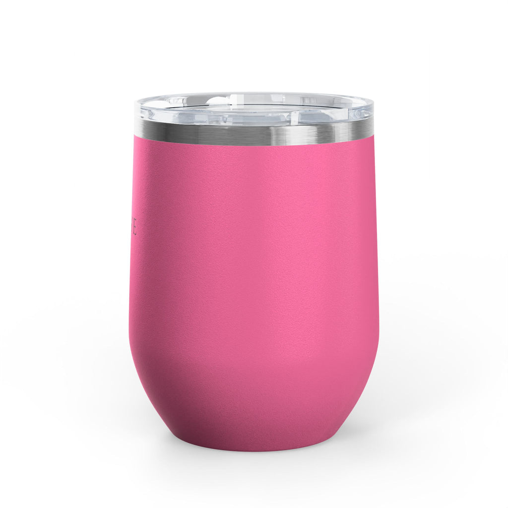 12oz Insulated Wine Tumbler — Stainless Steel Stemless Cup for Travel, Picnics & Gifts