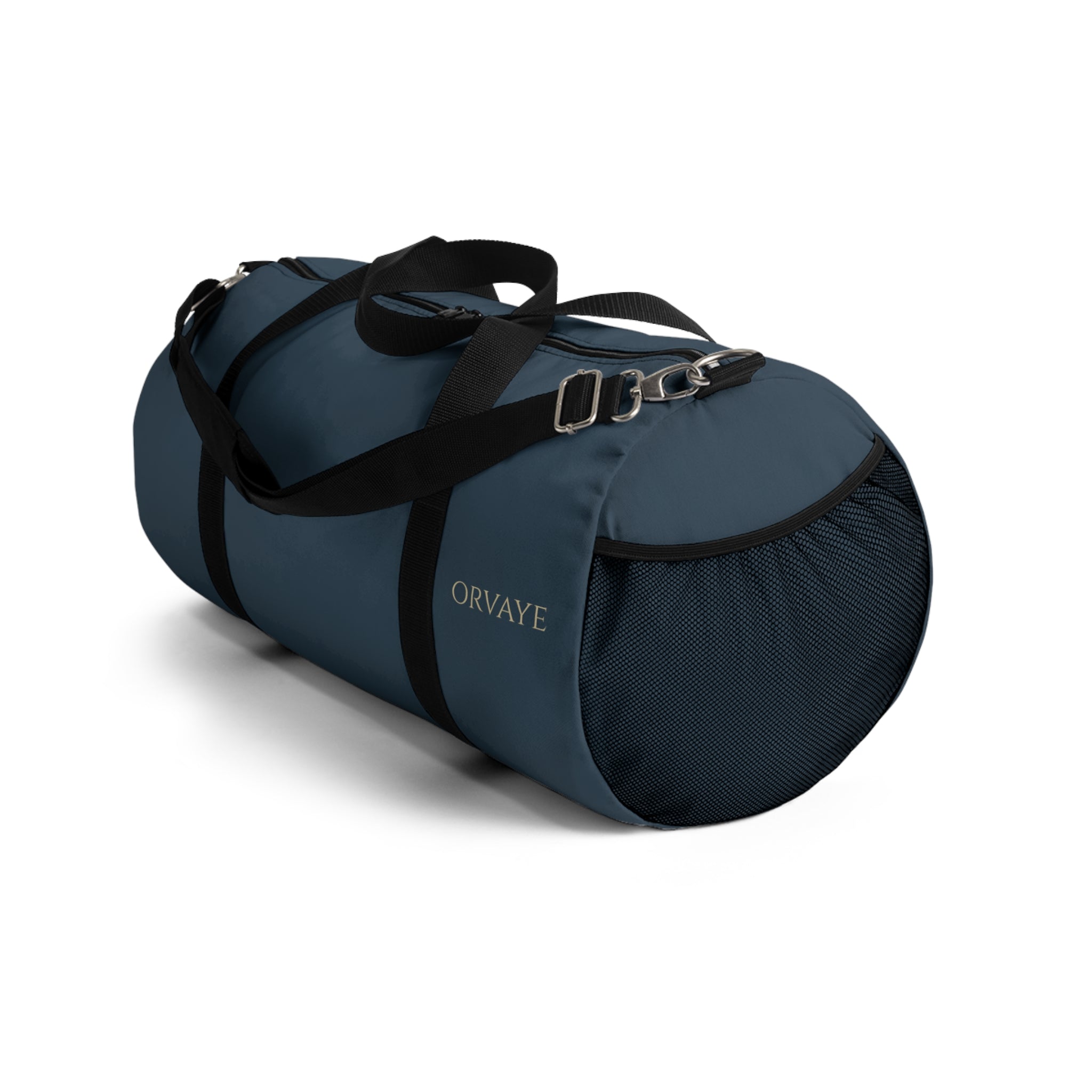 Navy Personalized Duffel Bag – Travel Gym Overnight Tote with Removable Shoulder Strap