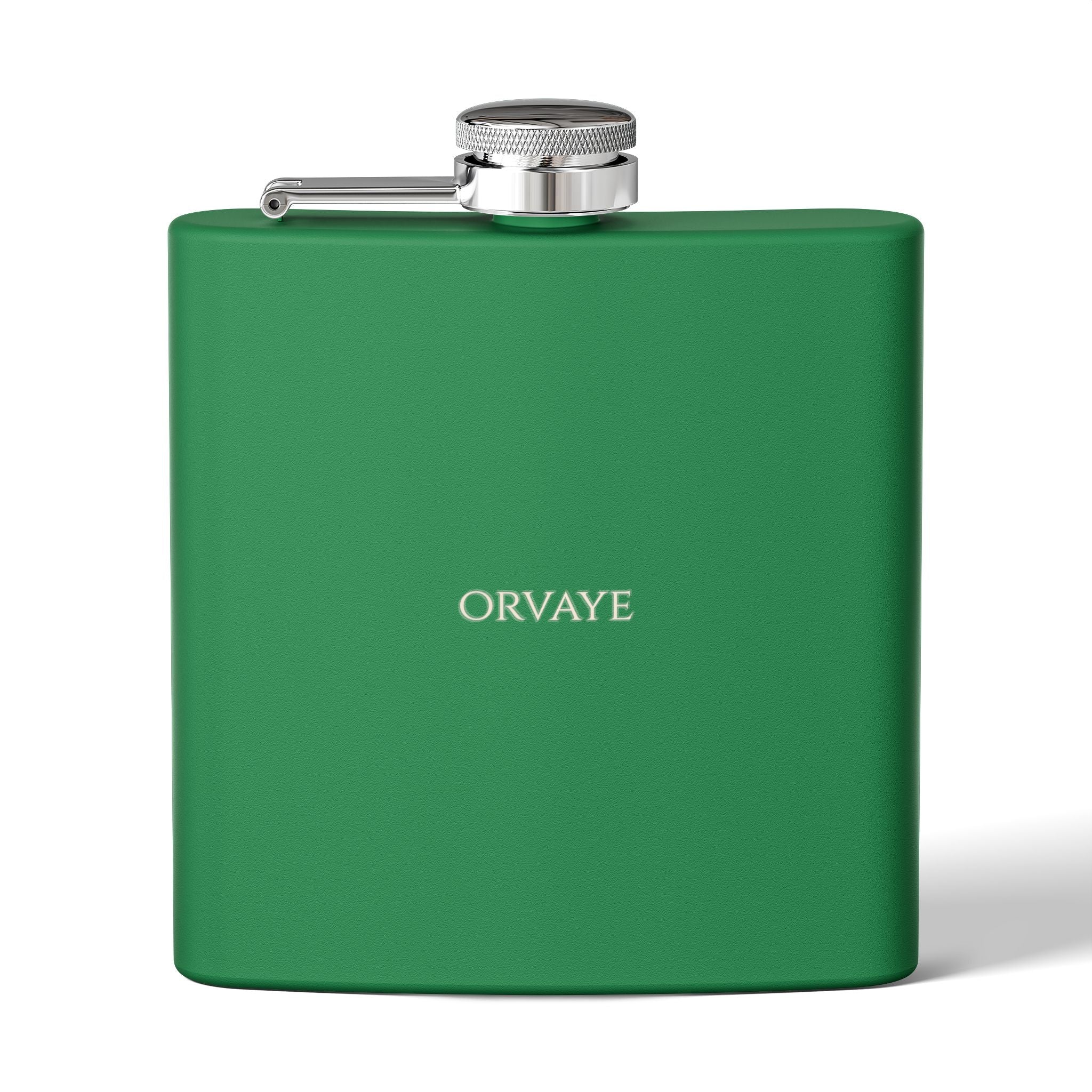 6oz Stainless Steel Hip Flask – Slim Pocket Flask for Travel, Weddings & Groomsmen Gifts
