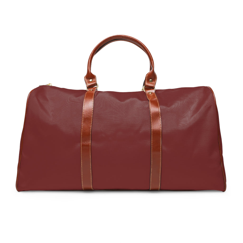 Waterproof Travel Duffel Bag — Durable Waterproof Weekender with Leather Handles