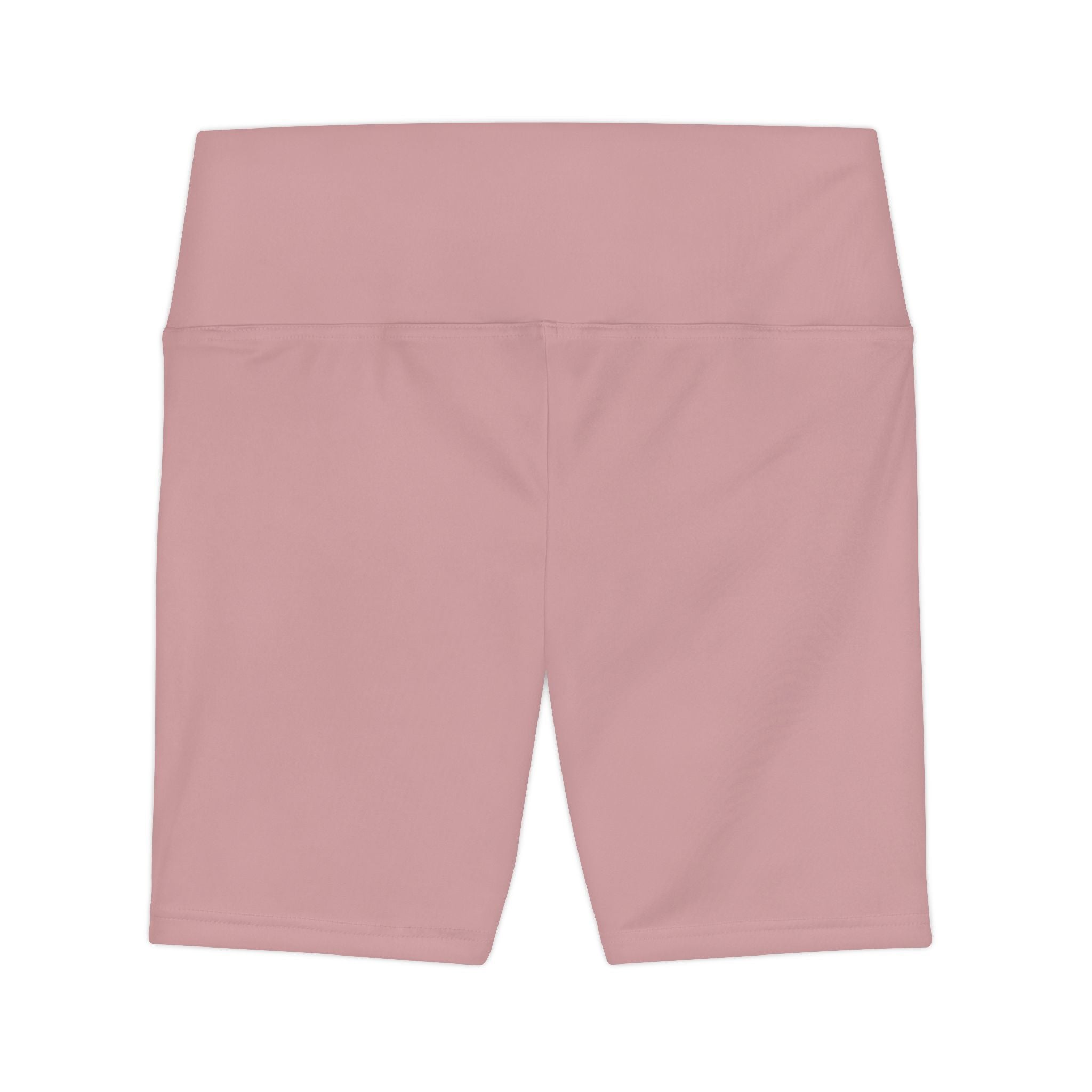 Women’s High-Waist Workout Shorts — Dusty Rose Active Bike Shorts