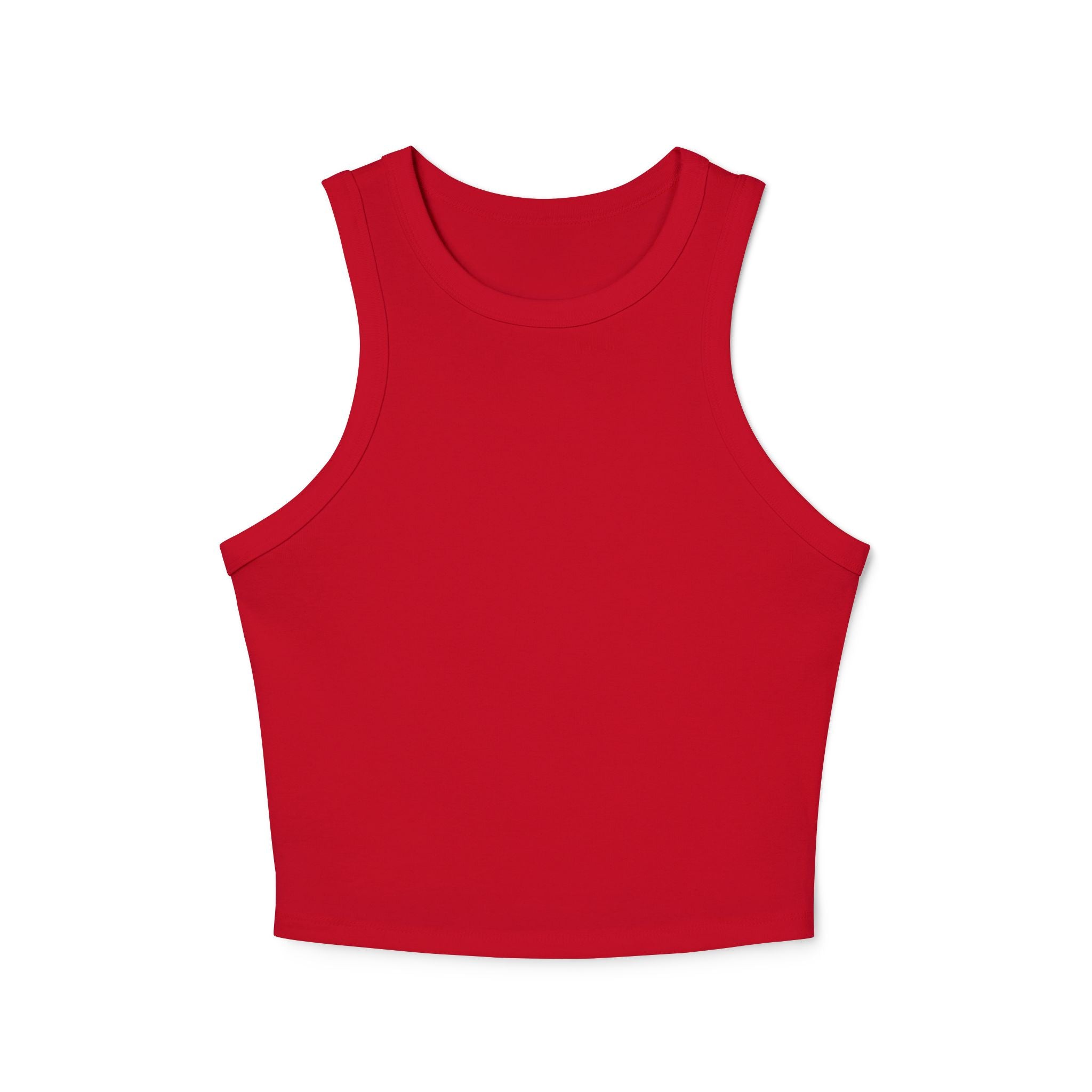ORVAYE Ribbed Racer Tank — Cropped Activewear Top