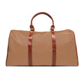 Waterproof Weekend Duffle Bag - Brown Travel Holdall