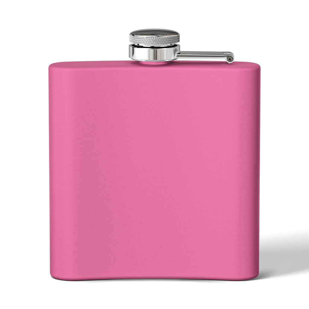 6oz Stainless Steel Hip Flask – Slim Pocket Flask for Travel, Weddings & Groomsmen Gifts
