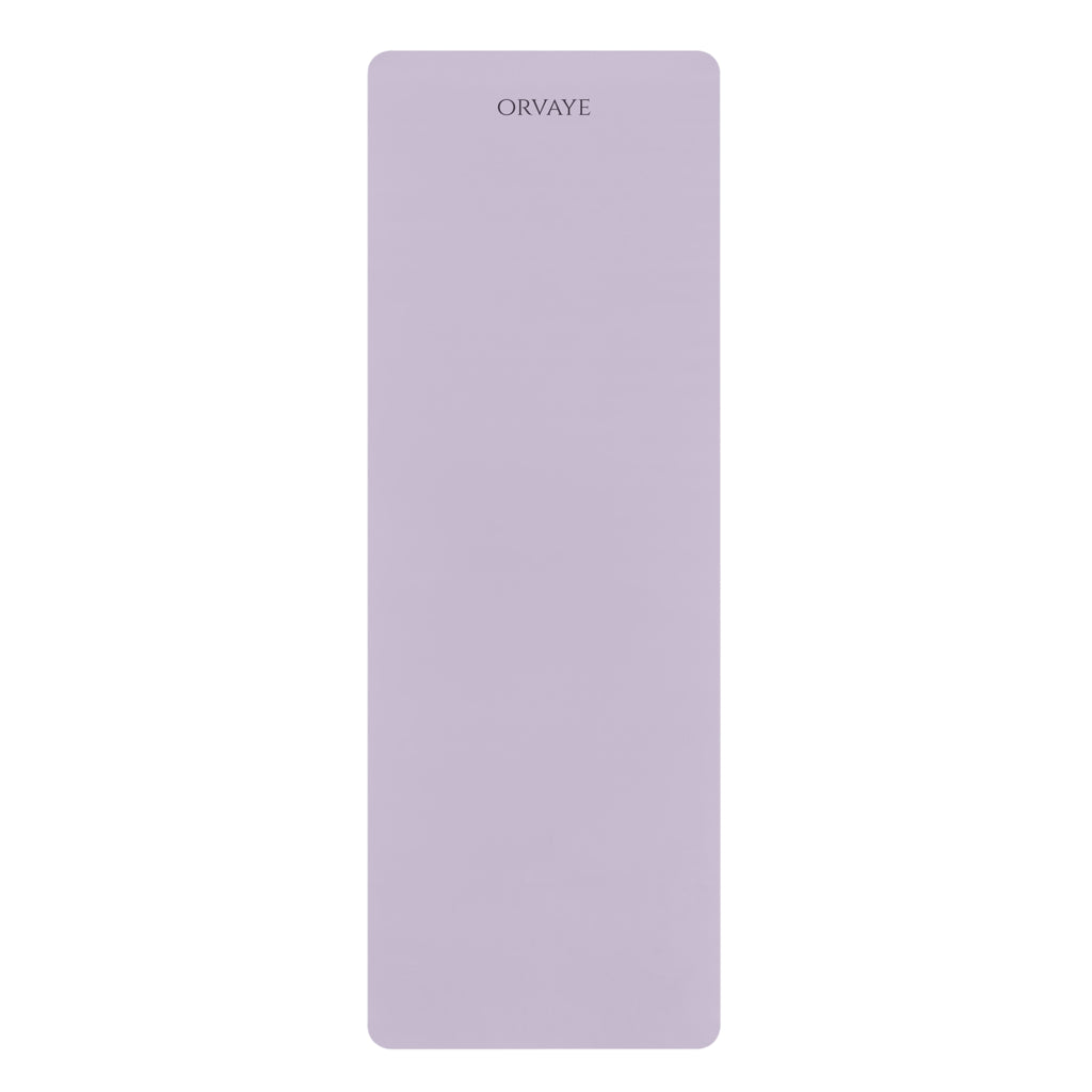 Eco Rubber Yoga Mat — Non-Slip Lavender Exercise Mat for Hot Yoga & Pilates