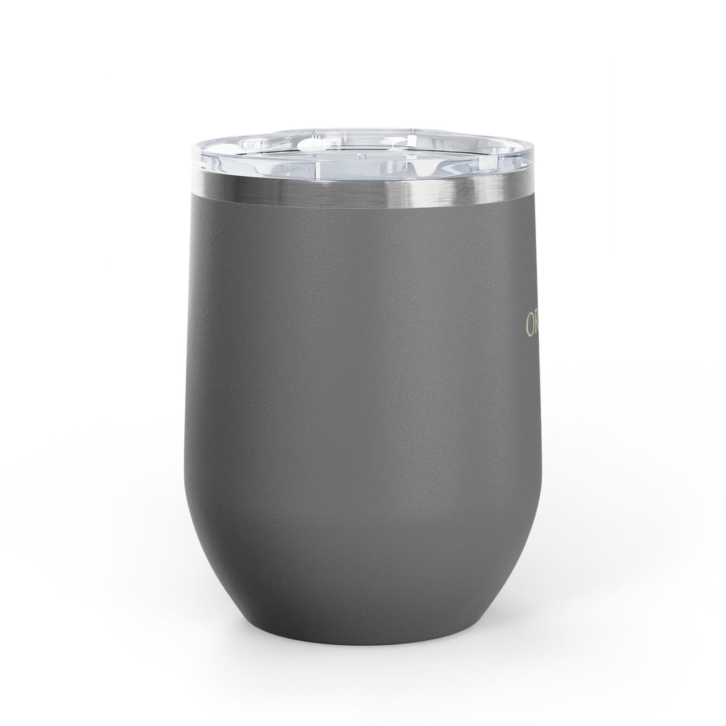 12oz Insulated Wine Tumbler — Stainless Steel Stemless Cup for Travel, Picnics & Gifts