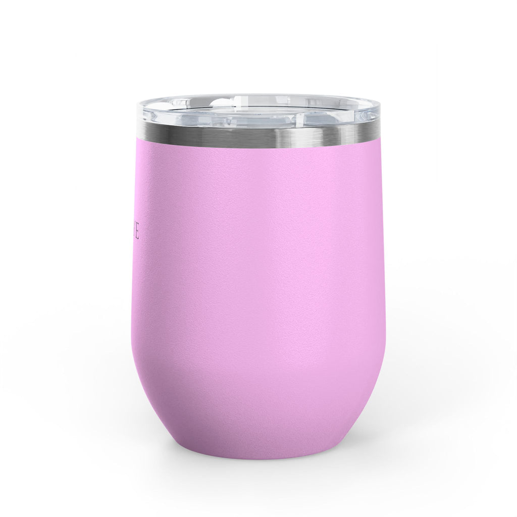 12oz Insulated Wine Tumbler — Stainless Steel Stemless Cup for Travel, Picnics & Gifts