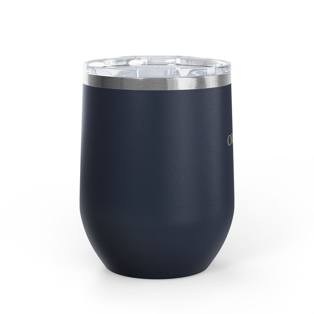 12oz Insulated Wine Tumbler — Stainless Steel Stemless Cup for Travel, Picnics & Gifts