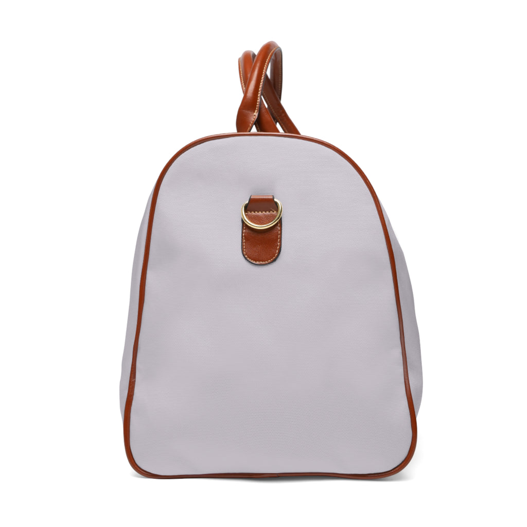 Waterproof Weekender Bag – Lightweight Travel Duffle with Leather Trim
