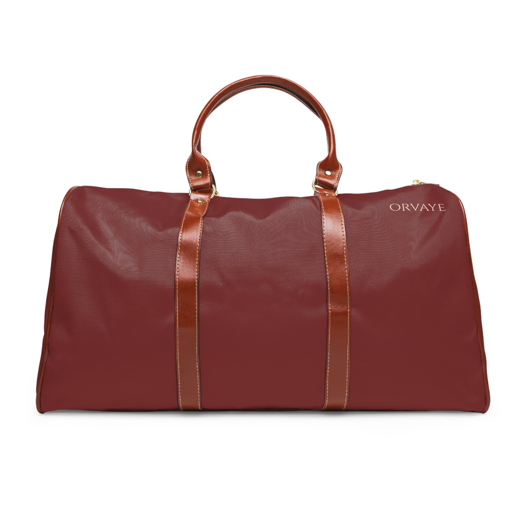 Waterproof Travel Duffel Bag — Durable Waterproof Weekender with Leather Handles