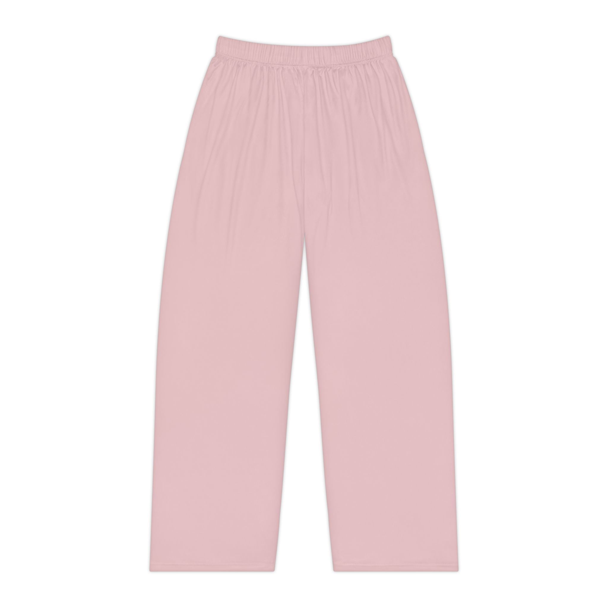 Women's Pink Lounge Pajama Pants — Soft Elastic-Waist Sleepwear