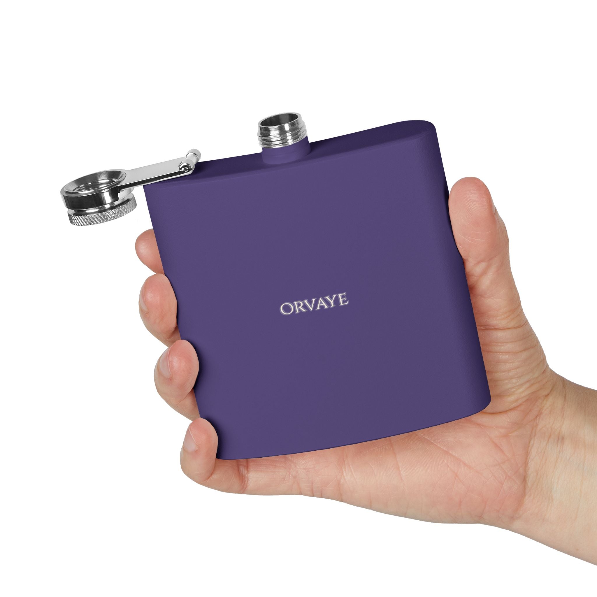 6oz Stainless Steel Hip Flask – Slim Pocket Flask for Travel, Weddings & Groomsmen Gifts