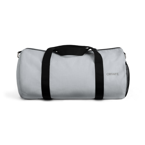 Gray Minimalist Duffel Bag — Lightweight Travel & Gym Bag