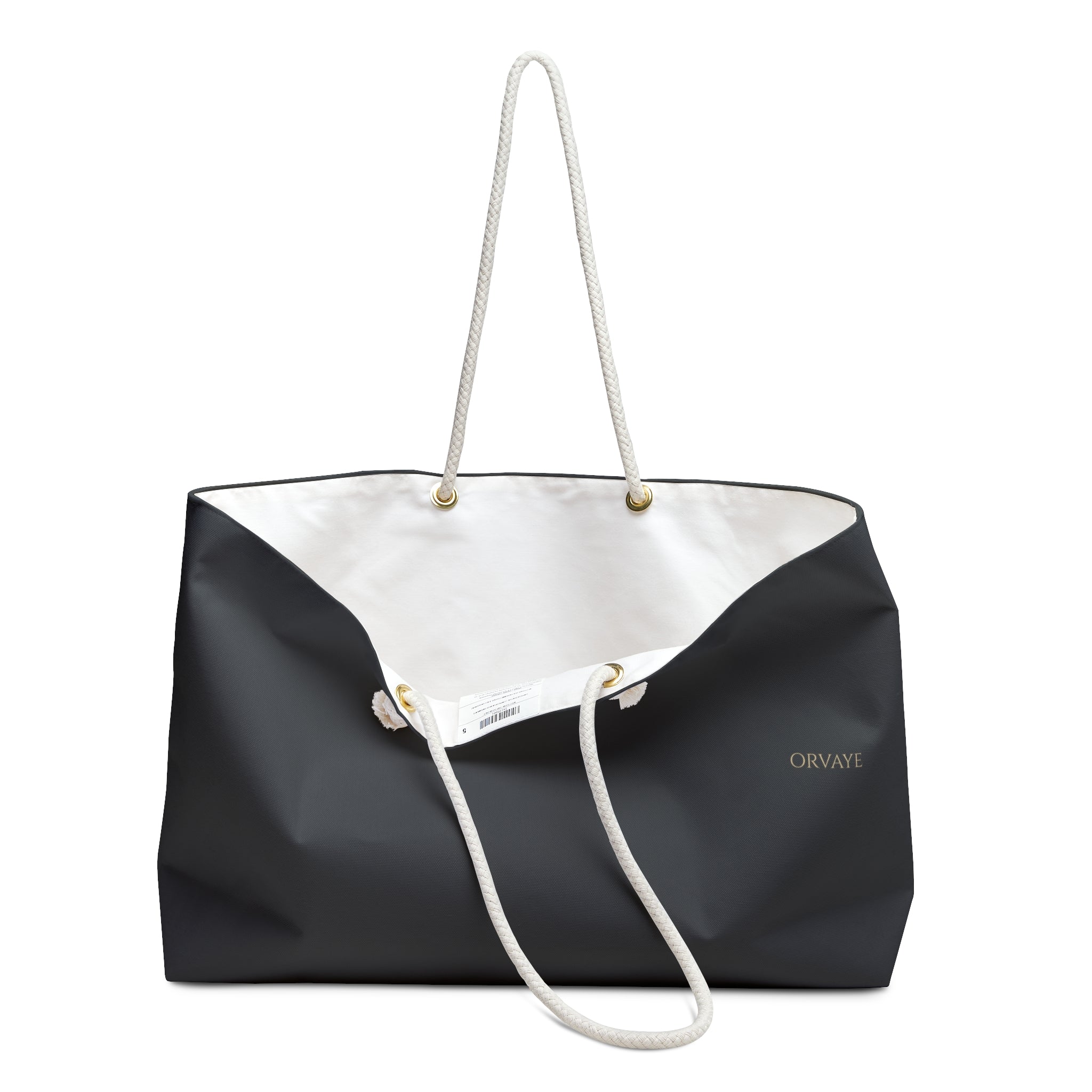 ORVAYE Rope Weekender — Noir Rope