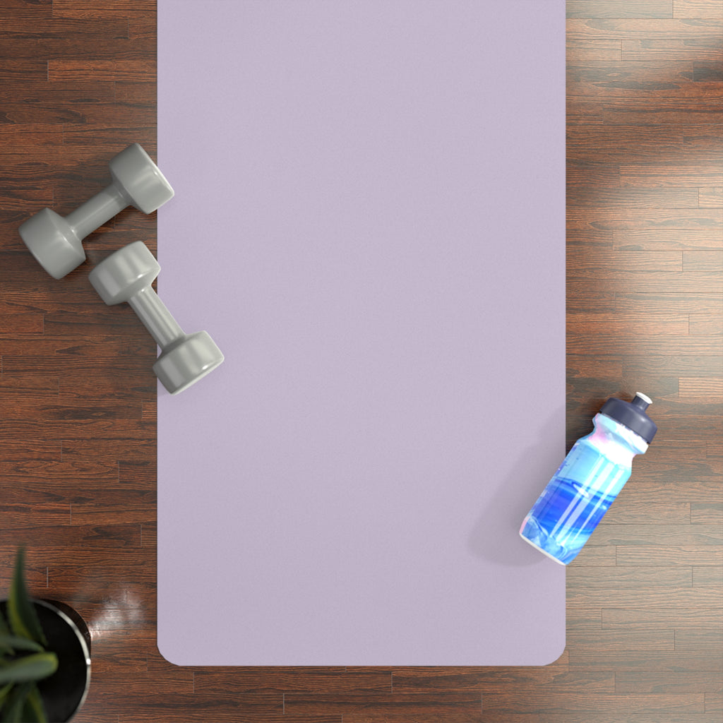 Eco Rubber Yoga Mat — Non-Slip Lavender Exercise Mat for Hot Yoga & Pilates