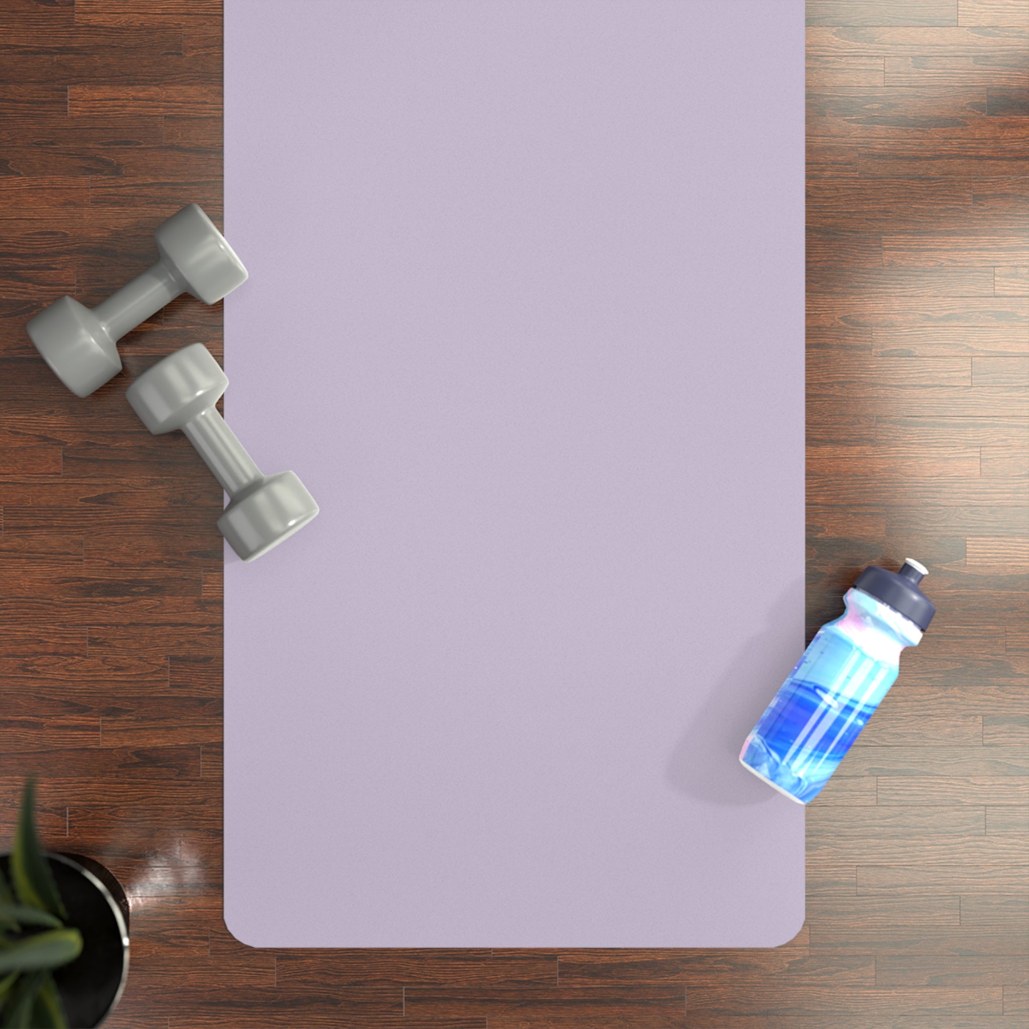 Eco Rubber Yoga Mat — Non-Slip Lavender Exercise Mat for Hot Yoga & Pilates